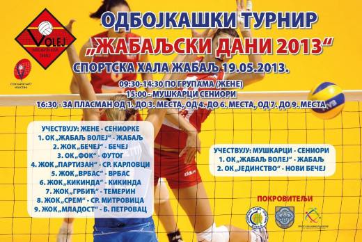 odbojkaski turnir zabaljski dani 2013