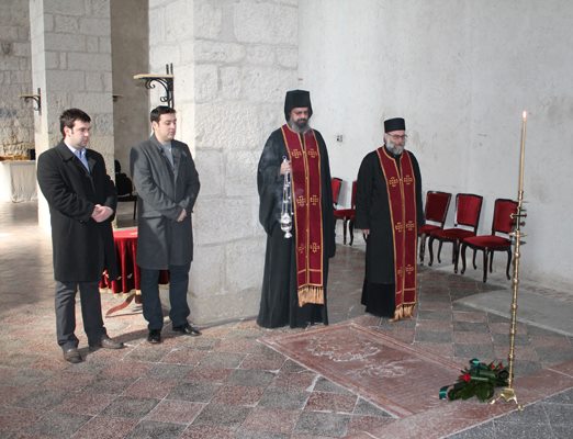 Sajkaski bataljon polaganje venca manastir Kovilj